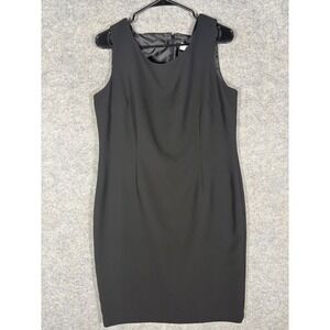 Jones Studio Separates Sleeveless Black Career Cocktail Party Sheath Dress‎
